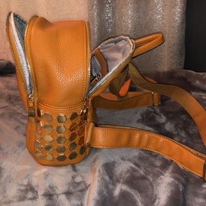 Small stylish backpack purse